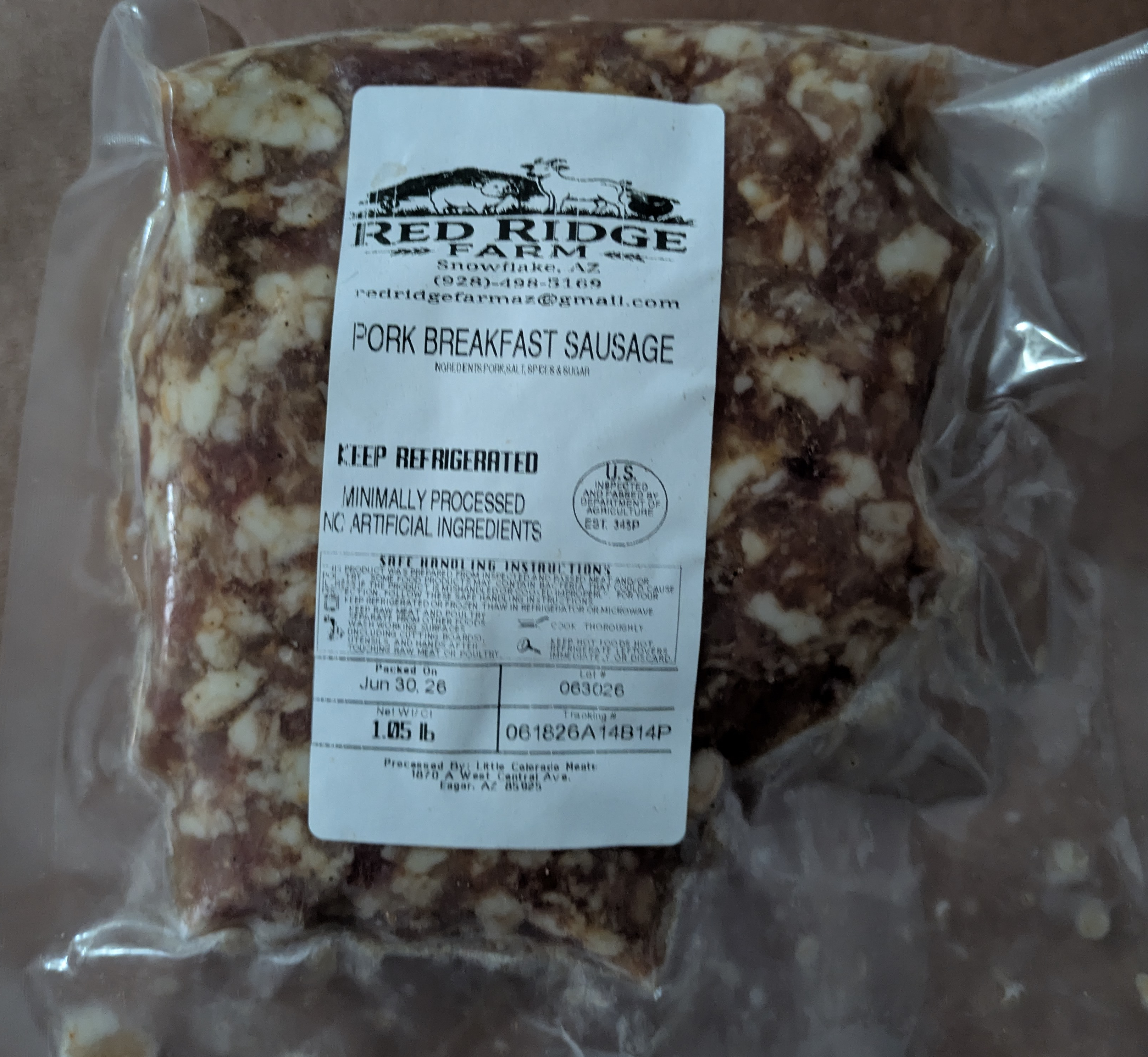 Ground Breakfast Sausage